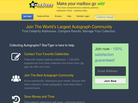 'startiger.com' screenshot