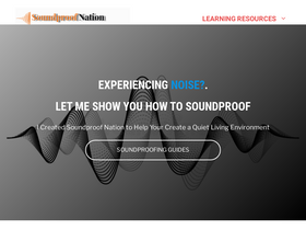 'soundproofnation.com' screenshot