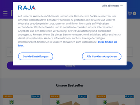'rajapack.de' screenshot