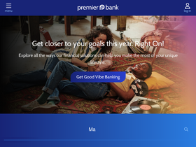 'yourpremierbank.com' screenshot