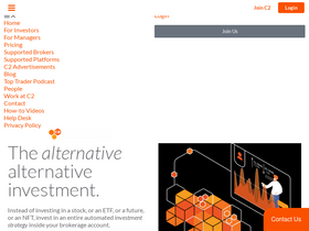 'collective2.com' screenshot