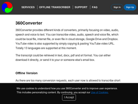 '360converter.com' screenshot