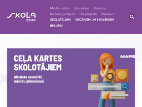 'skola2030.lv' screenshot