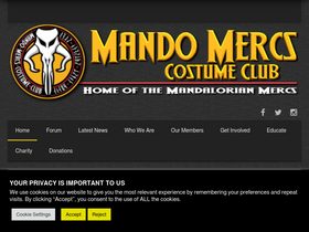 'mandalorianmercs.org' screenshot