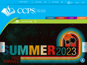 'collierschools.com' screenshot