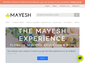 'mayesh.com' screenshot