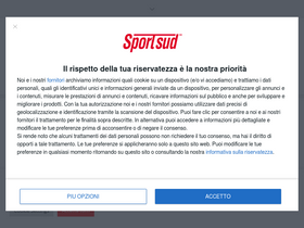 'sportdelsud.it' screenshot