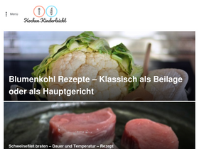 'kochenkinderleicht.com' screenshot