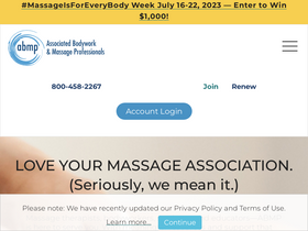 'abmp.com' screenshot
