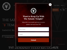 'thesatanictemple.com' screenshot