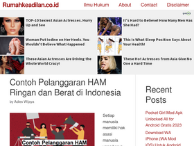 'rumahkeadilan.co.id' screenshot