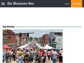 'winchestersun.com' screenshot