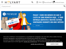 'holyart.pt' screenshot