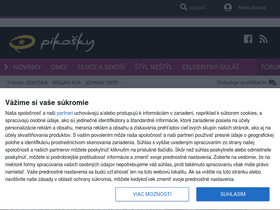 'pikosky.sk' screenshot