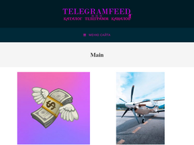 'telegramfeed.com' screenshot