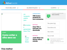 'ativosaude.com' screenshot