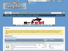 'koiphen.com' screenshot
