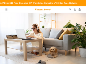Vincent Store website screenshot