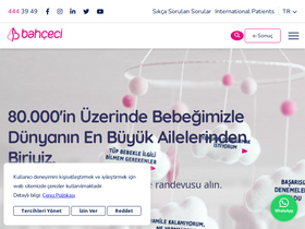 'bahceci.com' screenshot