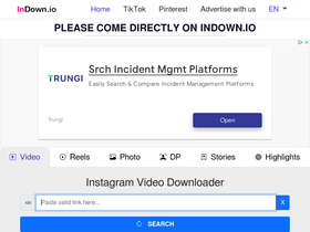 'indown.io' screenshot