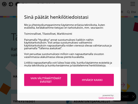 'taike.fi' screenshot