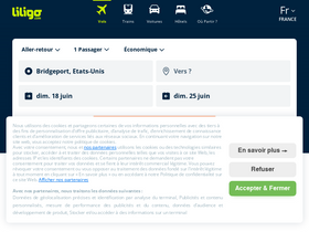 'liligo.fr' screenshot