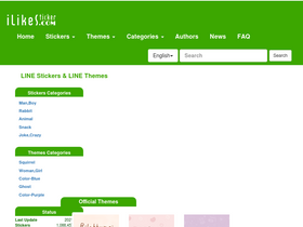 'ilikesticker.com' screenshot