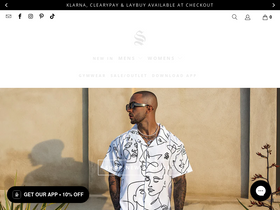 'sinnersattire.com' screenshot