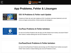 'probleme.app' screenshot