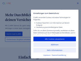 'clark.de' screenshot
