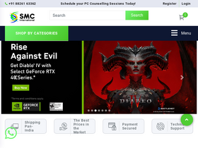 'smcinternational.in' screenshot