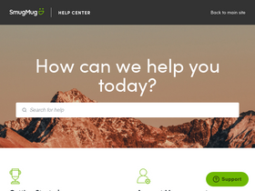 'smugmughelp.com' screenshot
