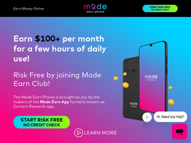 'modephone.com' screenshot