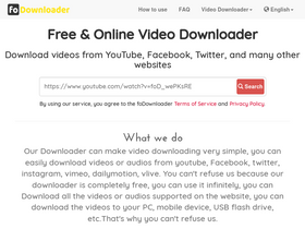 'fodownloader.com' screenshot