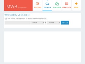 'mijnwoordenboek.nl' screenshot