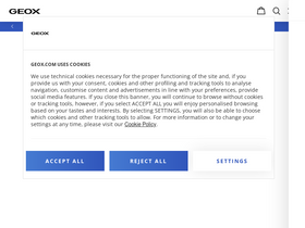 'geox.com' screenshot