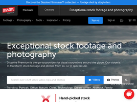 'dissolve.com' screenshot