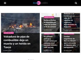 'bajopalabra.com.mx' screenshot