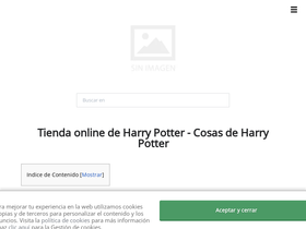 'todoharrypotter.es' screenshot