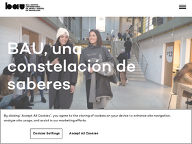 'baued.es' screenshot