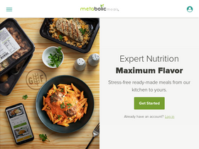 'mymetabolicmeals.com' screenshot