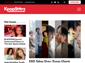 'kpopstarz.com' screenshot