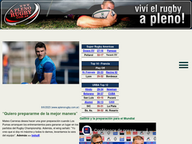 'aplenorugby.com.ar' screenshot