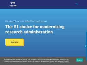 'cayuse.com' screenshot