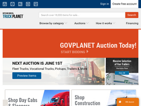 'truckplanet.com' screenshot