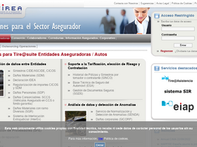 'tirea.es' screenshot