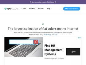 'flatcolors.net' screenshot