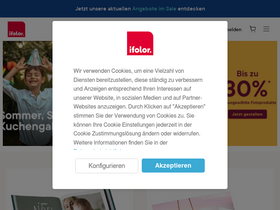 'ifolor.de' screenshot