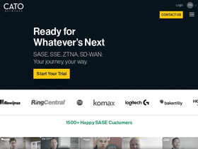 'catonetworks.com' screenshot