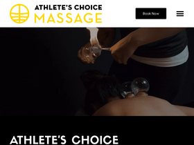 'athleteschoicemassage.ca' screenshot